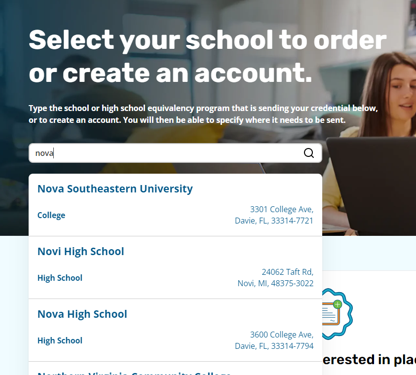 Official Transcript Parchment